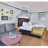 Illustrated hotel room commission illustration