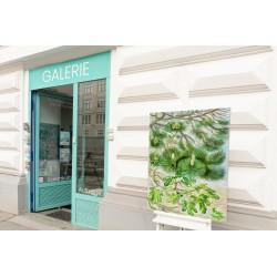 Bella Volen Galerie in Wien 1010 mit dem Bild draußen
