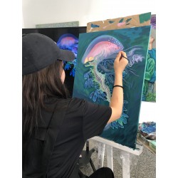 October 26. 2024 Acrylic PAINTING class, 1 DAY
