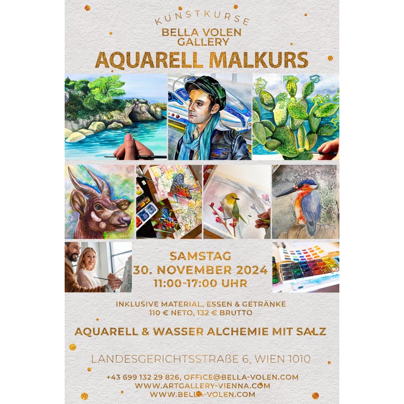 Aquarell Malkurs in Wien