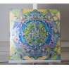 Compass - The Kaleidoscope-print + silver drawing