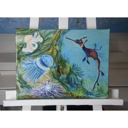 Unterwasserwelt /30 x 40 cm/ Kunstdruck