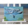 Der Delphin /30 x 40 cm/ Kunstdruck
