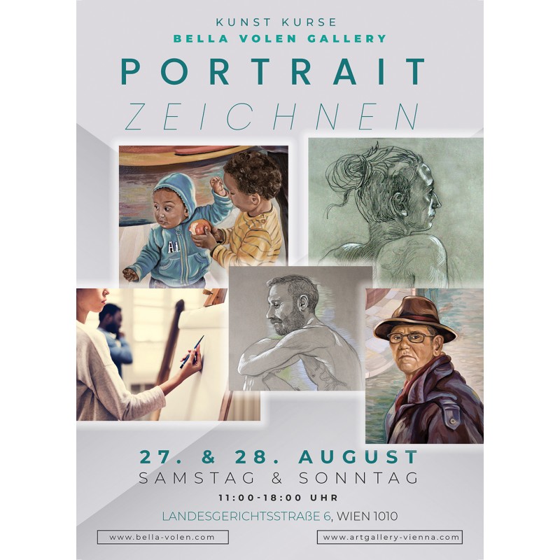 2 days of portrait drawing - August 27. & 28.